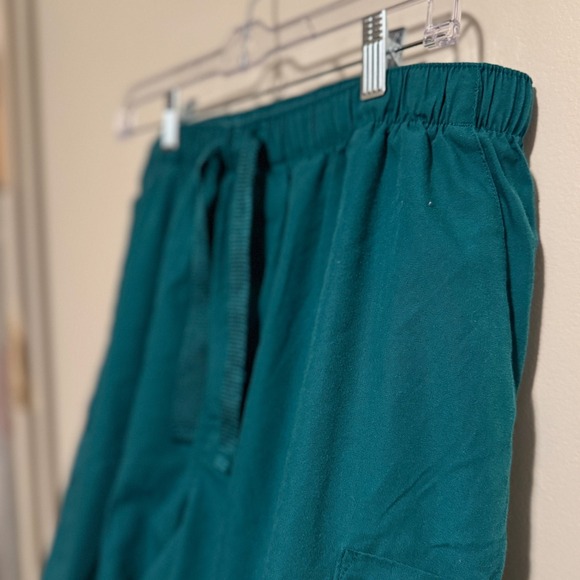 Cherokee Workwear Scrub Pants Teal Green Elastic‎ Waist Drawstring Medical - Picture 3 of 6